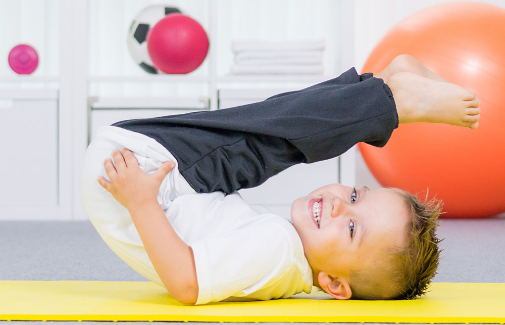 A Full-Sized Gym Keeps Them Active Indoors